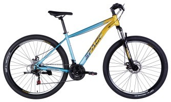 Велосипед ST 29" SPACE MARS DD FR рама-18" золотисто-блакитний 2025