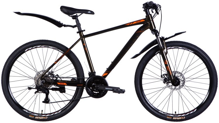 Велосипед AL 26" Discovery BASTION DD CS рама-18" коричневий 2025, OPS-DIS-26-621