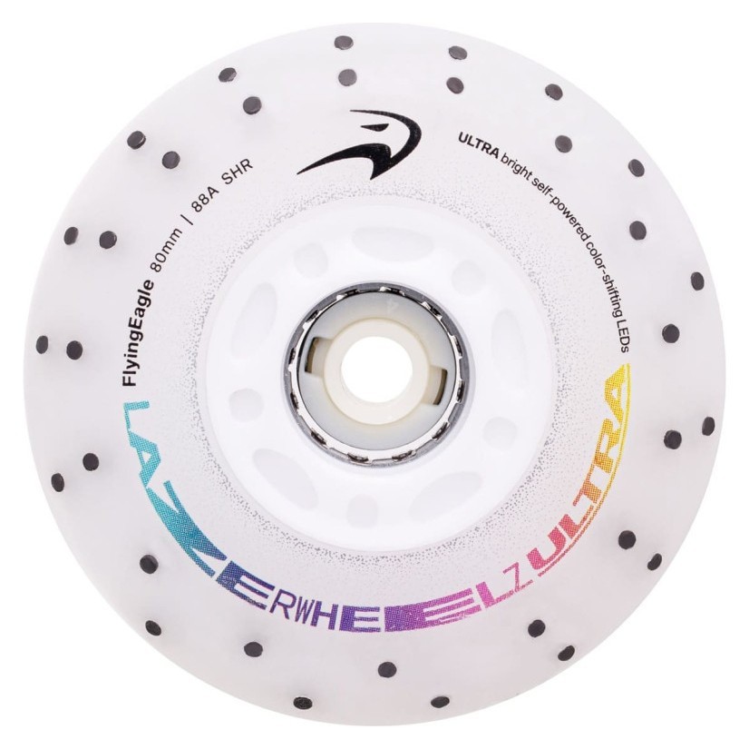Сяючі колеса для роликів Flying Eagle Lazerwheelz Ultra Color-Shifting+Sparks 88A 4 шт, ROL_12531