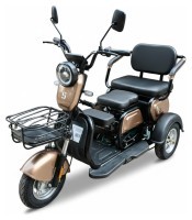 Электроскутер трехколесный SPACE SHUTTLE 72B 1000Вт 20А*г барабан/барабан свинцово-кислотный коричневый 2026