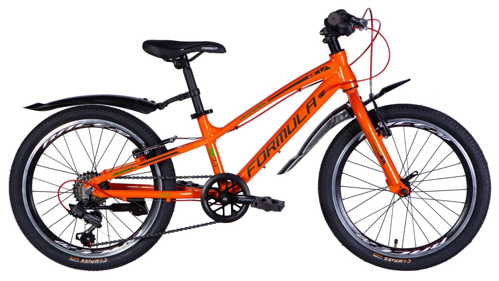 Велосипед AL 20" Formula ACID Vbr FR рама-11" оранжево-черный 2026, OPS-FR-20-104
