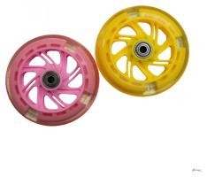 Колеса для самоката SCOOTER WHEEL 125*24 мм с светящимися подшипником.