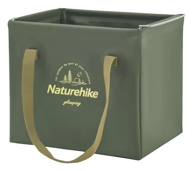 Складной контейнер для воды из ПВХ Naturehike CNH22SN002, 20л, темно-зеленый, FNR_6927595794951