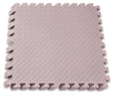 Татамі мат EasyFit SwallowTail 4 шт (60х60х1 см) пазл хвіст ластівки бежевий