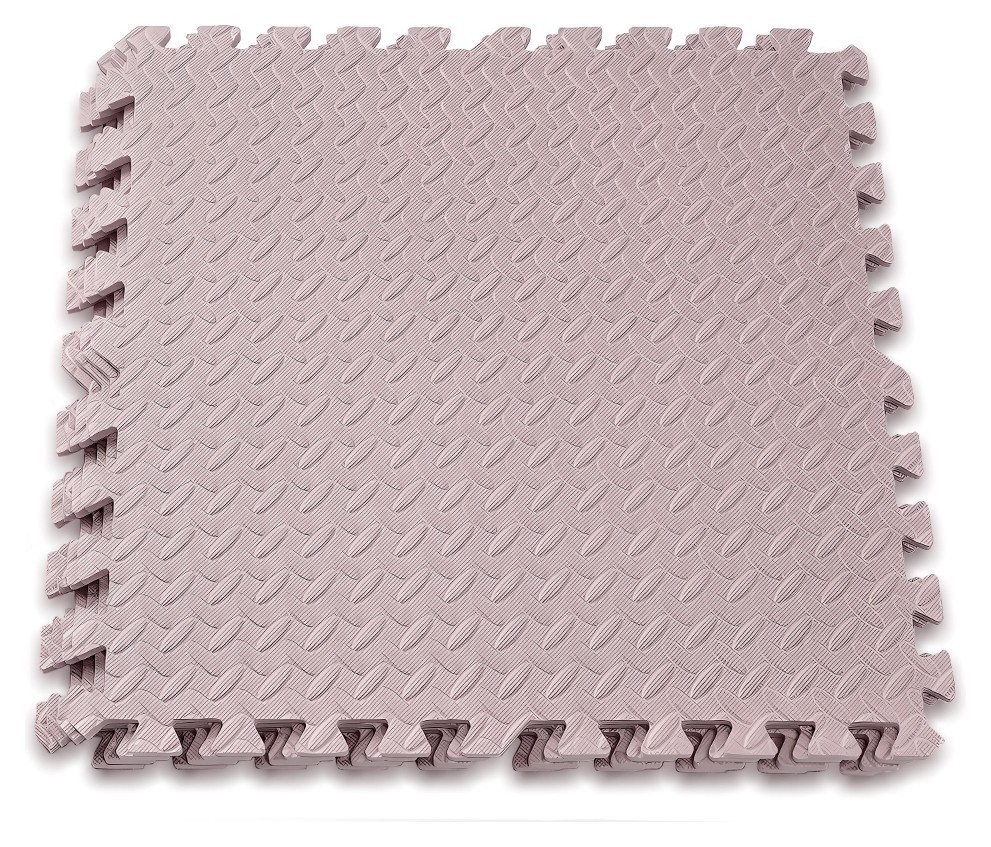 Татамі мат EasyFit SwallowTail 4 шт (60х60х1 см) пазл хвіст ластівки бежевий, EFIT_EF-1950-BGE