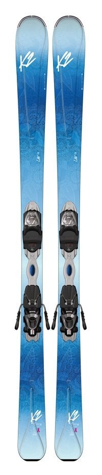 Ліжі гірські комплект K2 LUV 75+ERP 10 TL 142см Blue/white (10A0404.122.1+10A1009.122.1), RCH_17688