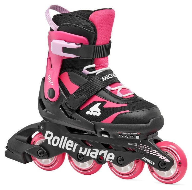 Ролики Rollerblade Microblade black-pink, 86B0751530-NJ02-36.5-40
