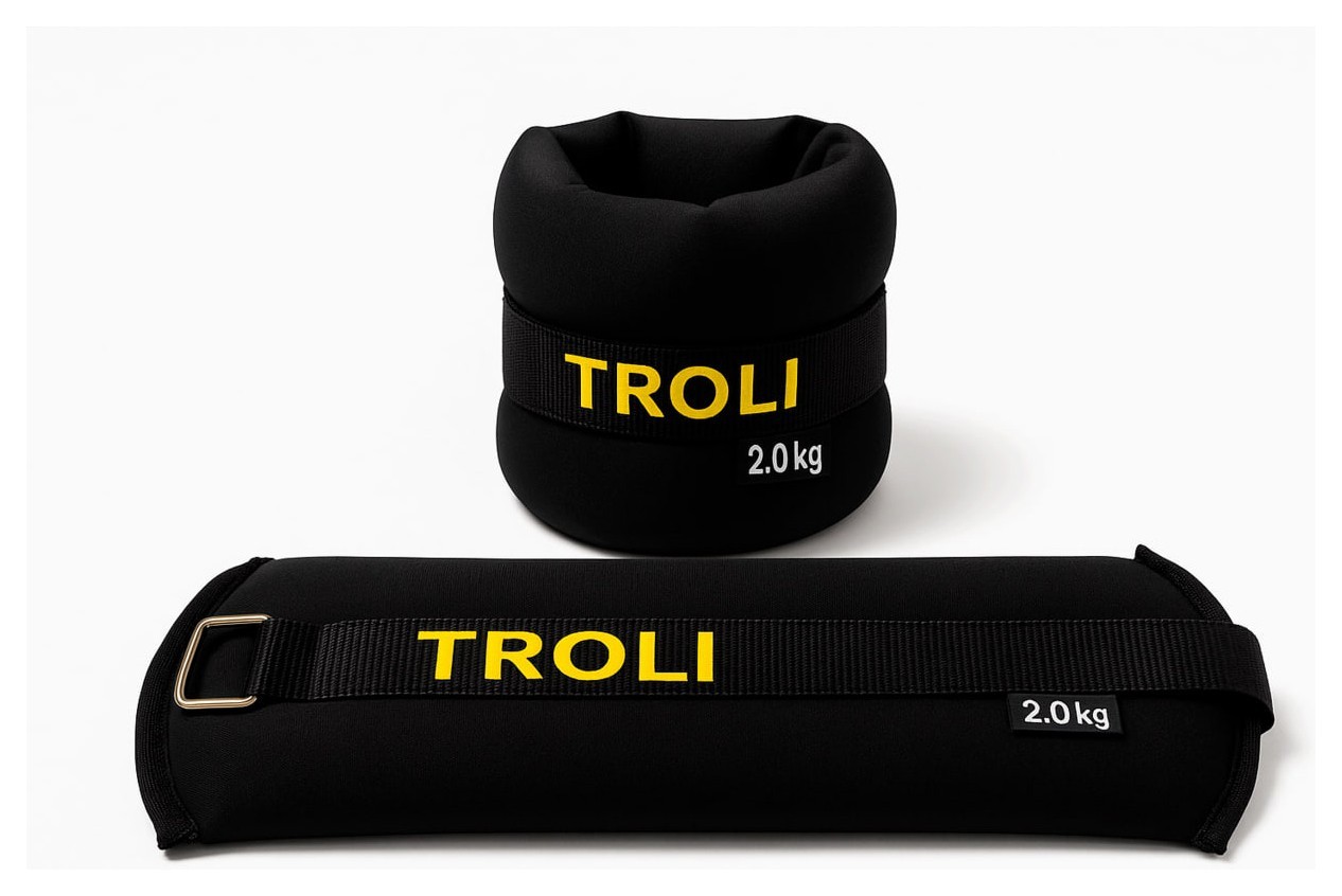 Обважнювачі для рук і ніг по 2 кг = 4 кг (538) Bavar Sport (чорний), BVR_2762793