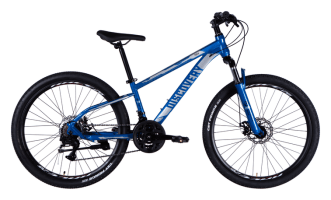 Велосипед ST 26" Discovery TREK DD FR рама-13" синьо-сріблястий 2025