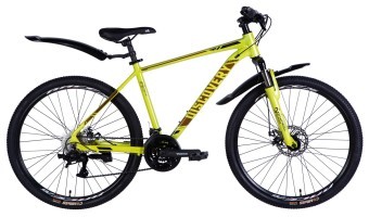 Велосипед AL 26" Discovery BASTION DD CS рама-18" жовтий 2025