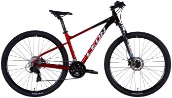 Велосипед AL 29" Leon TN 100 HDD рама-17" чорний з червоним 2025