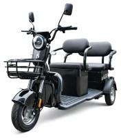 Електроскутер триколісний SPACE SHUTTLE XL 72B 1000Вт 20А*г барабан/барабан свинцево-кислотний чорний 2026