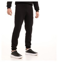 Чоловічі штани джогери з кишенями чорні Pobedov 007 ЗИМА