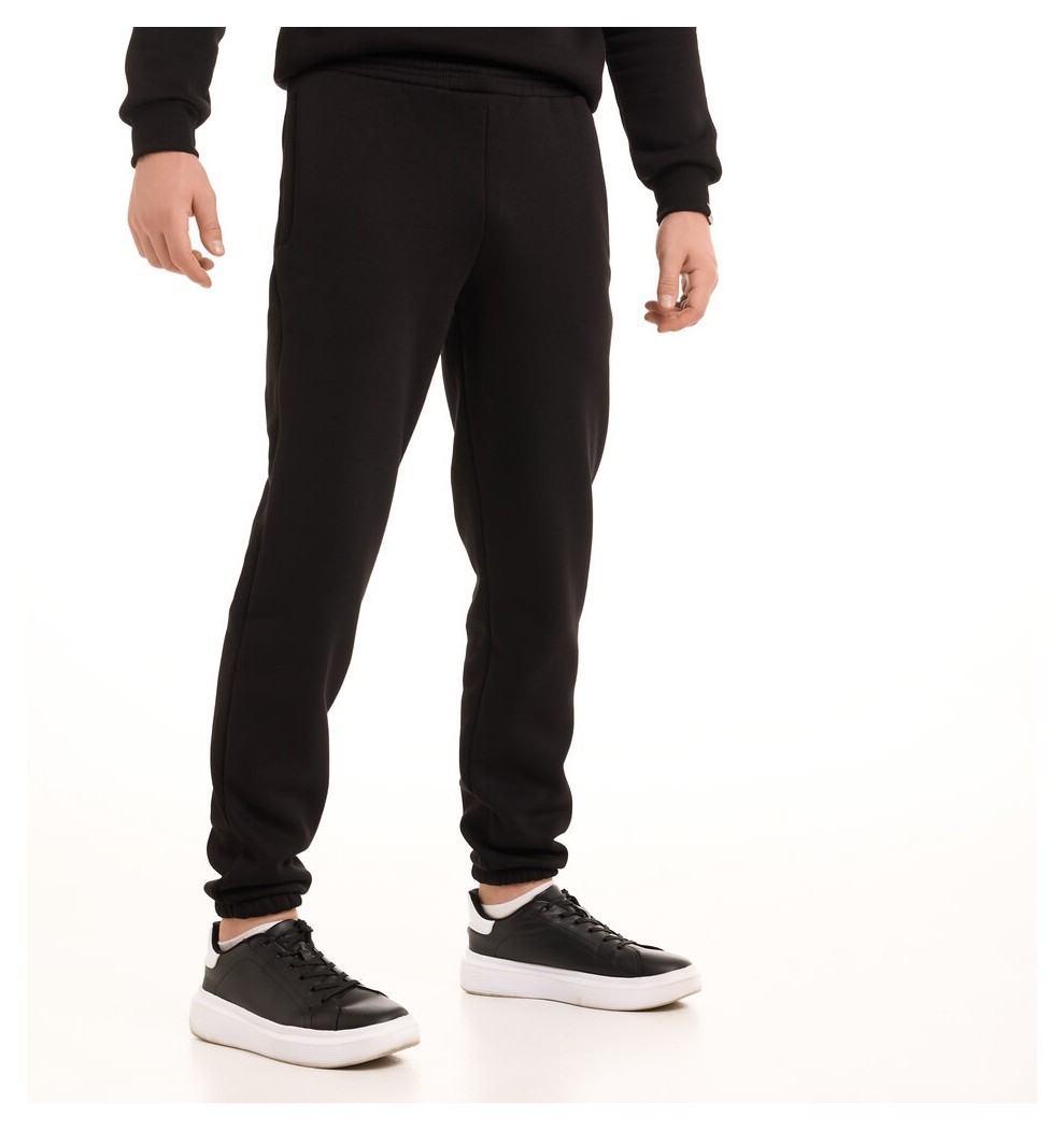 Чоловічі штани джогери з кишенями чорні Pobedov 007 ЗИМА, POB_00000005022