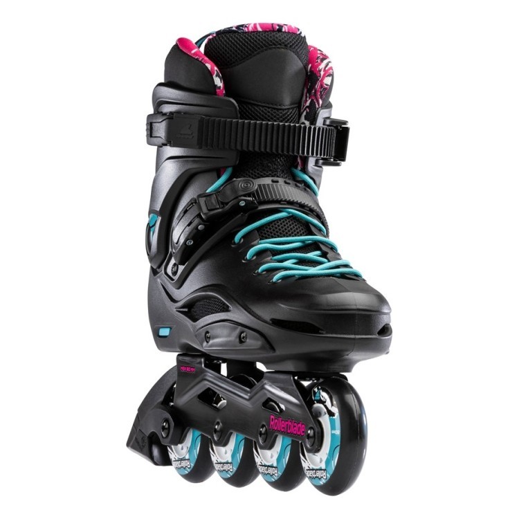 Ролики Rollerblade Cruiser для жінок Black Aqua 2024, 07105000-9B7-240