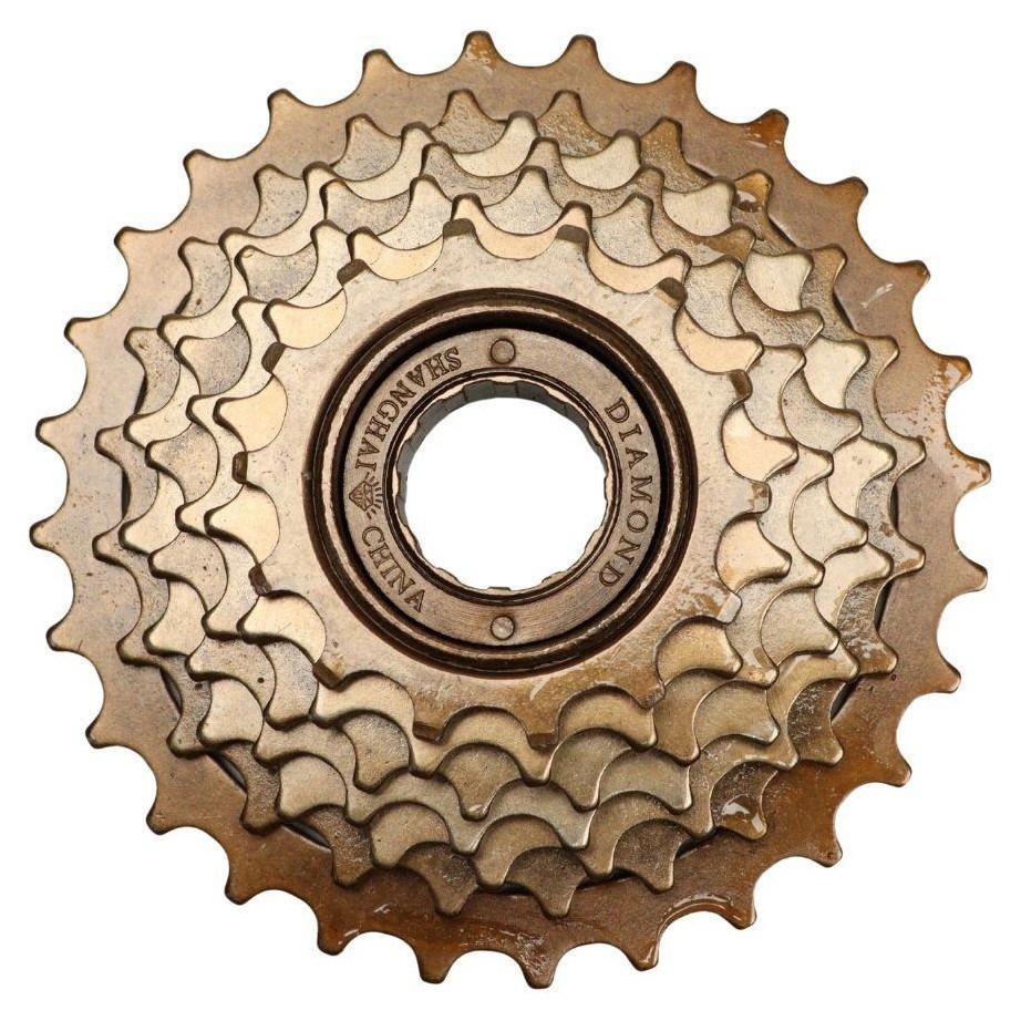 Тріскачка 7 14-32Т DIAMOND PJ-34Y коричневий AM (брендоване пакування), FRW-053