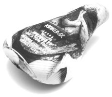 Сидение KINK BMX Chinaski Stealth Pivotal белое