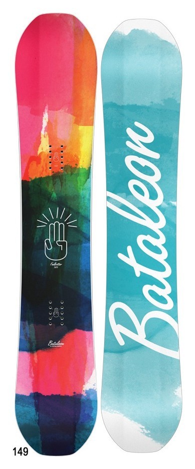 Сноуборд Bataleon FEELBETTER 149 Blue/multicolor/white (10.17.FEEL) O, RCH_20117