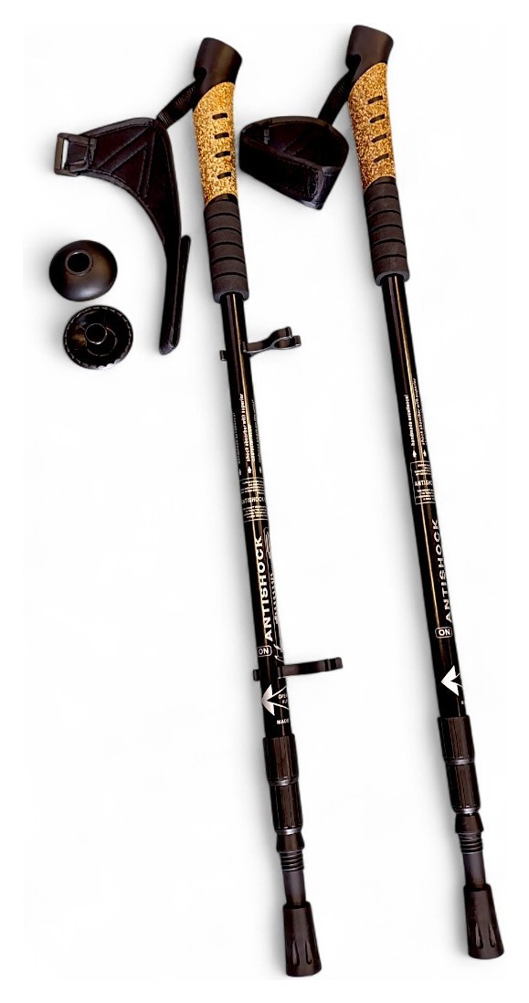 Палки для скандинавской ходьбы 553 Bavar Sport (черный), BVR_277178