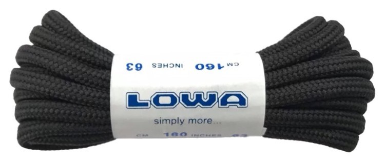 Шнурки LOWA ATC Mid 160 cm black-black, 830583-9999