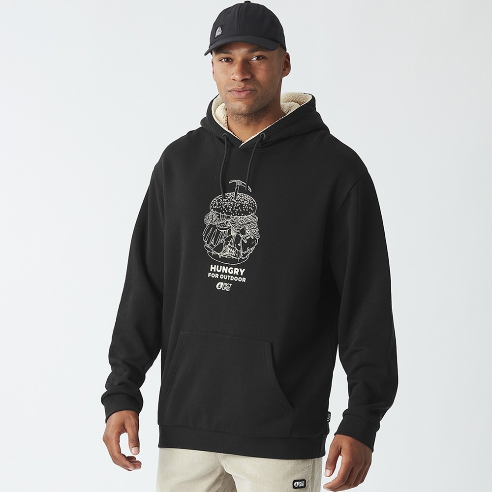 Picture Organic жіноча толстовка Julka Plush black L, MSW0492A-L