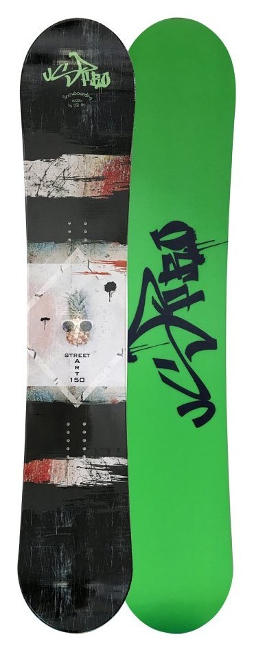 Сноуборд USD Pro STREET ART 165 Black/Grey/Creen (USB17M3P), RCH_20816