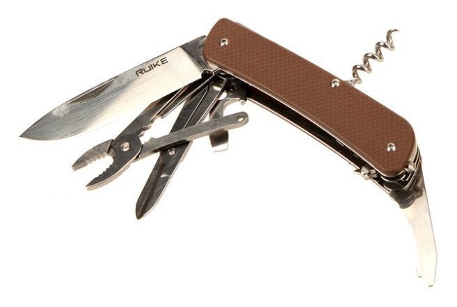 Багатофункціональний ніж Ruike Criterion Collection L41 коричневий, FNR_L41-N