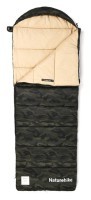 Спальний мішок з капюшоном Naturehike M320 CNK2350WS023, зелений камуфляж, правий