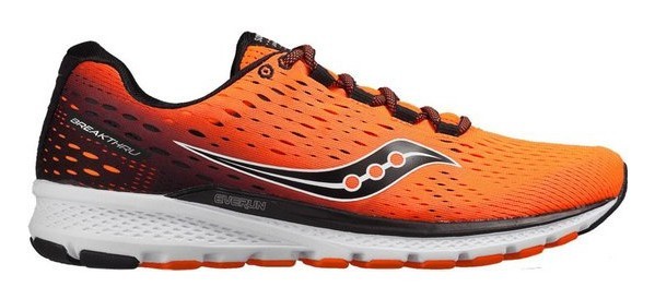Кроссовки мужские для бега Saucony BREAKTHRU 3 M 42 (8.5US) Orange/black (20358-3s), RCH_13142