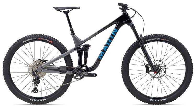 Велосипед 29" Marin Alpine Trail Carbon 1 рама - L 2024 Gloss Black/Blue, SKE-06-97