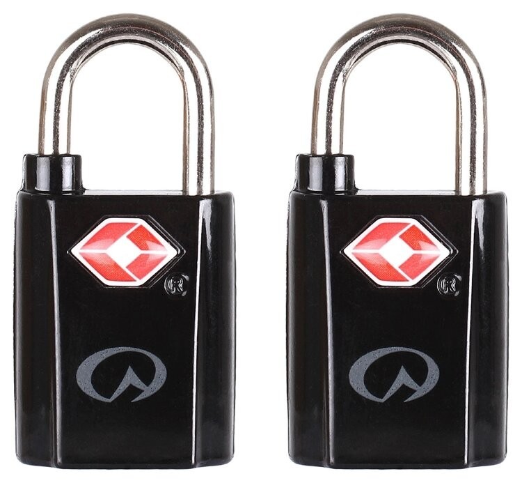 Lifeventure замок TSA Mini Padlocks 2-Pack black, 72010