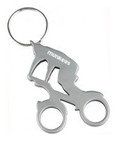 Munkees 3527 брелок-открывашка Biker grey