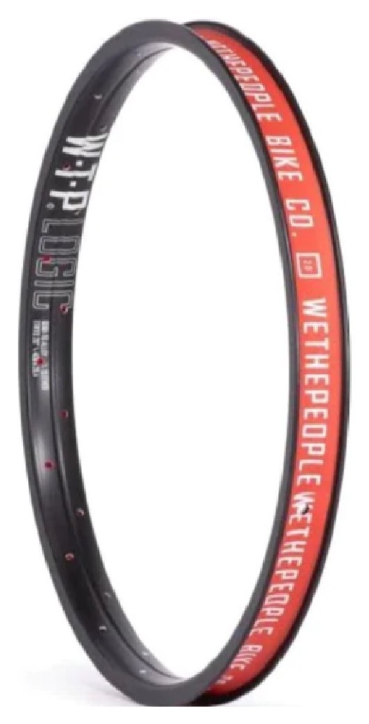 Обід WeThePeople LOGIC 20" 35mm 36H straight welded (зварний шов) чорний, VELD_4055822043977