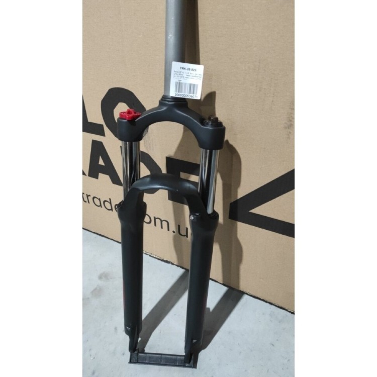 Вилка 26" AL 1-1/8" AM с лок. disc шток-180мм темно-серебристый(м) LIANJI LJ710L Formula F-1 2022 (темно-серебристый(м)), FRK-26-929