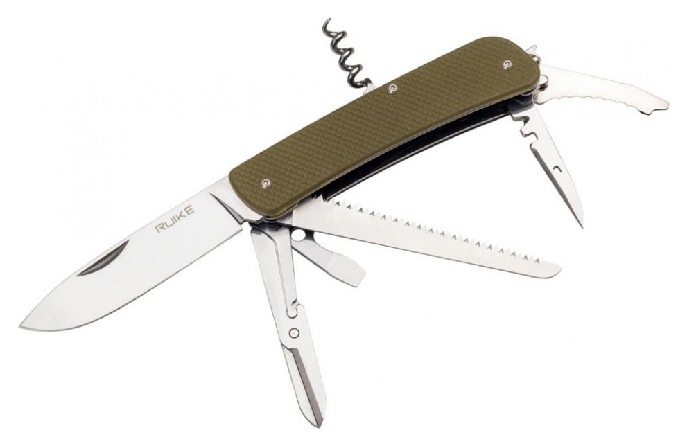 Багатофункціональний ніж Ruike Criterion Collection L42 зелений, FNR_L42-G