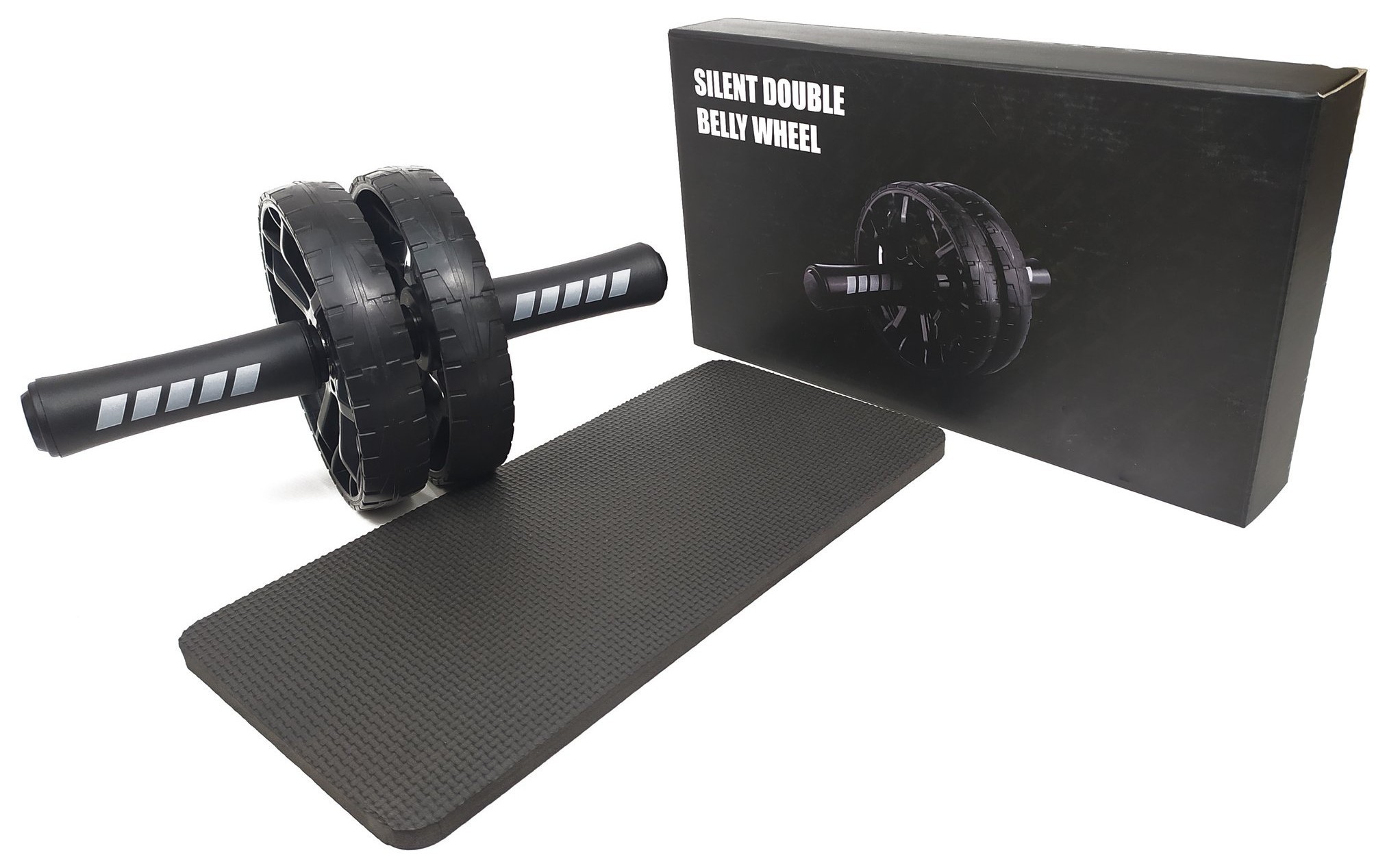 Ролик для пресса EasyFit BLM двойной черный, EFIT_EF-1356