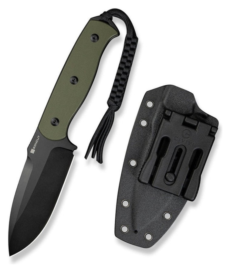 Ніж фіксований мисливський Sencut Toxodon, (11.6 см) 9Cr18MoV / G10 темно-зелений, FNR_S24036-2