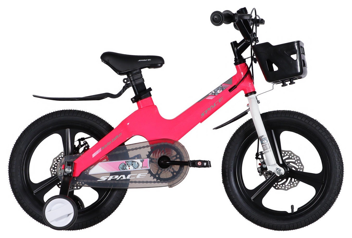 Велосипед MG 16" SPACE KID MOON DD рама-9" розовый 2026, OPS-SK-16-030