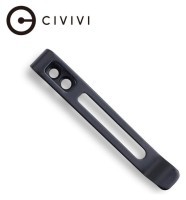 Кліпса кишенькова сталева чорна Civivi без гвинтів CA-05A-V1