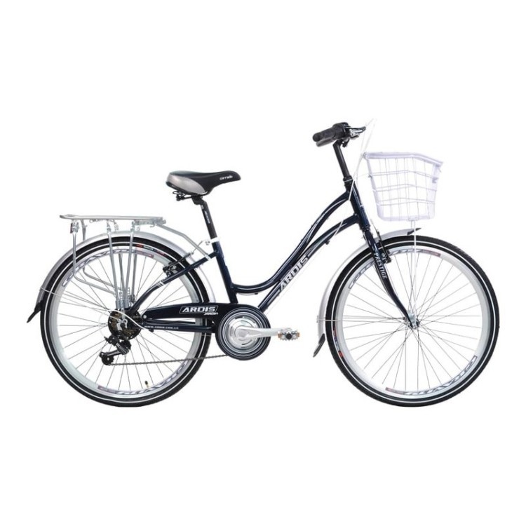 Велосипед Ardis 26 CTB AL Jardin чорний з рожево-зеленими смугами, 1281571
