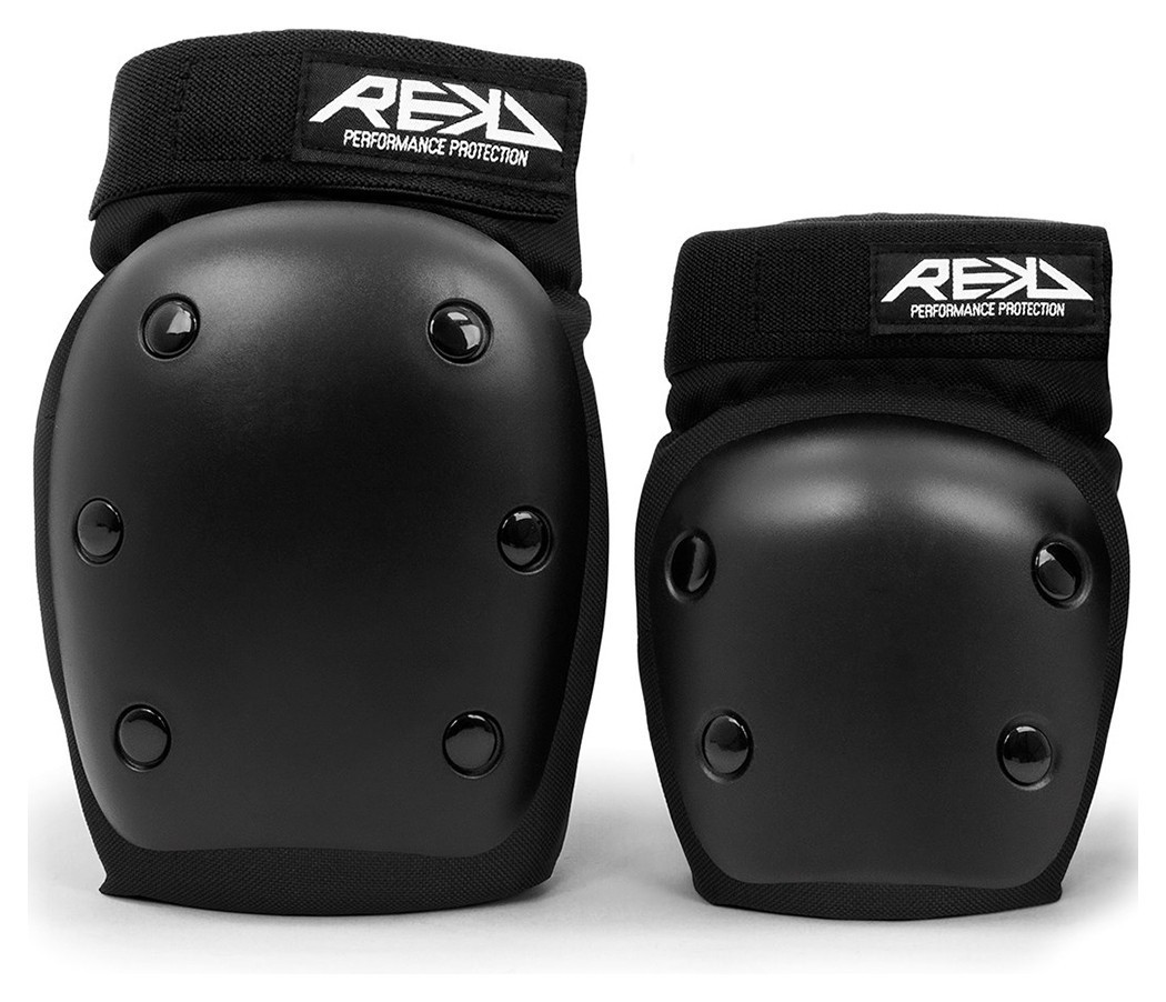 REKD захист набір Heavy Duty Double Jr black-black L, RKD550-BK-L