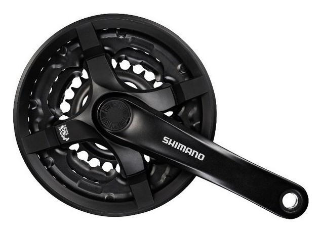 Шатун AL L170мм 28-38-48Т під квадрат чорний SHIMANO FC-TY501, CHW-430