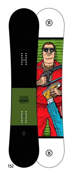 Сноуборд Ride Crook 152 Black (12A0017.1.1.), RCH_21082