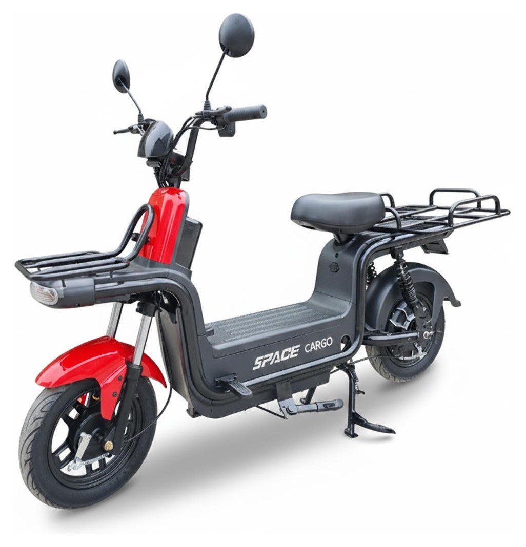 Електроскутер SPACE CARGO 60B 800Вт 20А*г барабан/барабан свинцево-кислотний червоний 2026, ESC-088