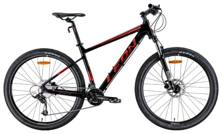 Велосипед 27.5" Leon XC-70 AM Hydraulic lock out HDD 2022 (черный с красным (м)), OPS-LN-27.5-162