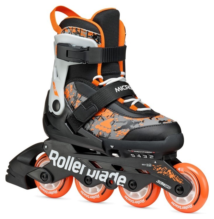 Ролики Rollerblade Microblade SL black-orange, 86B0751540-NC01-33-36.5