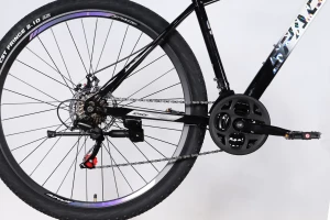 Велосипед уцінений ST 27.5" SPACE MARS DD FR рама-17" чорний з білим 2026