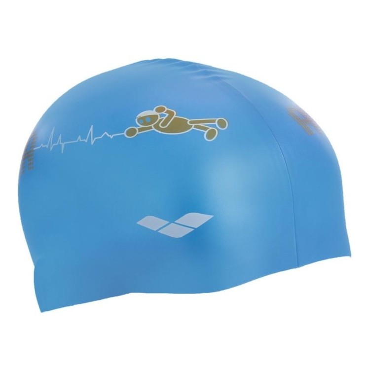 Шапочка для плавання дитяча ARENA KUN JUNIOR CAP AR-91552-90 (силікон), блакитна, 9186691