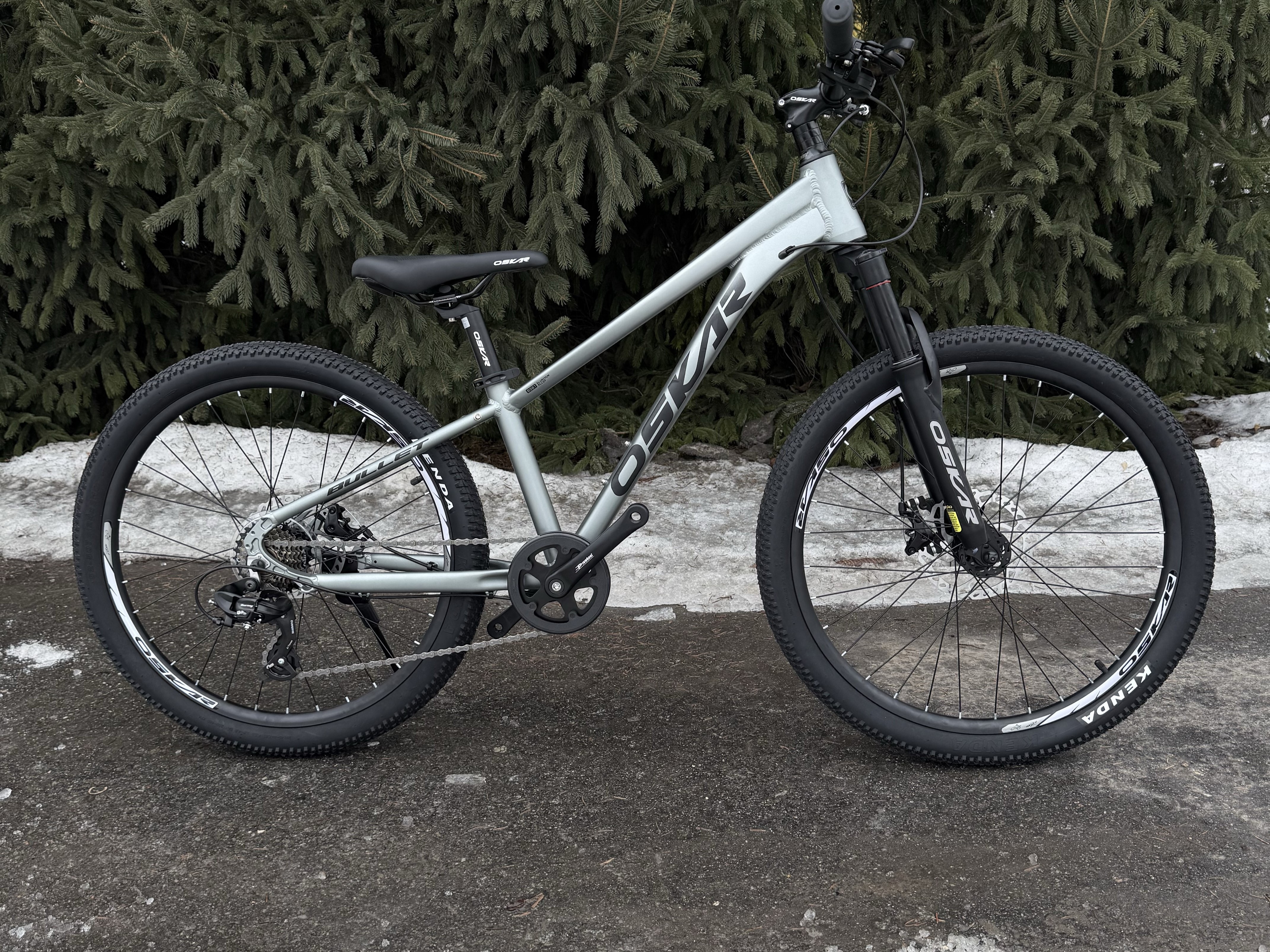 Велосипед Oskar 24" Bullet сірий 2026, OSK_3531100038