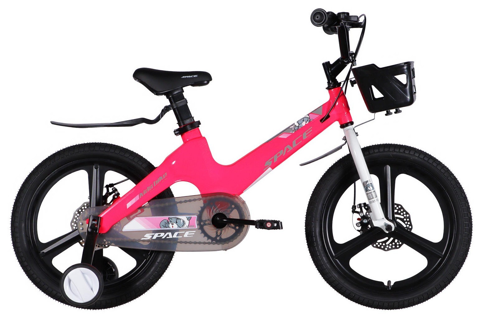 Велосипед MG 18" SPACE KID MOON DD рама-10,6" розовый 2026, OPS-SK-18-048